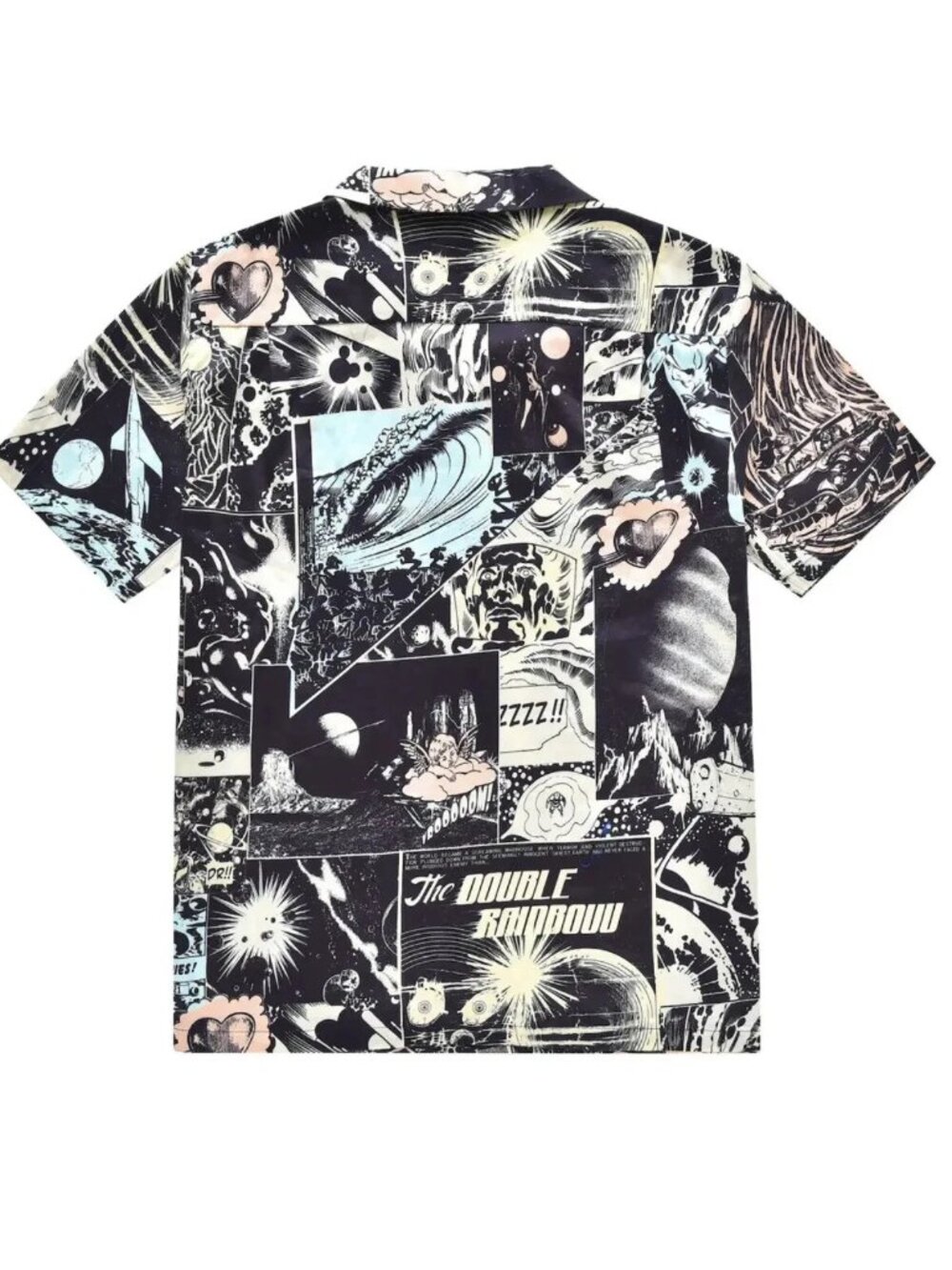 Double Rainbouu Rainbow Odyssey Mutli Hawaiian Shirt XL - NEW